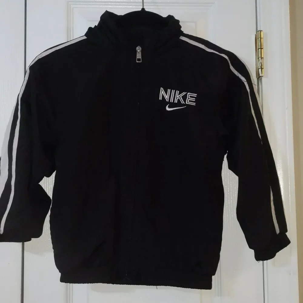 Nike black light weight jacket Sz 6